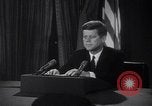 Image of Kennedy address on Cuban Missile Crisis Washington DC United States USA, 1962, second 36 stock footage video 65675026294