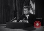 Image of Kennedy address on Cuban Missile Crisis Washington DC United States USA, 1962, second 39 stock footage video 65675026294