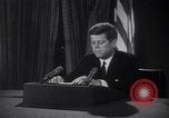 Image of Kennedy address on Cuban Missile Crisis Washington DC United States USA, 1962, second 42 stock footage video 65675026294