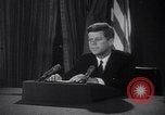 Image of Kennedy address on Cuban Missile Crisis Washington DC United States USA, 1962, second 43 stock footage video 65675026294
