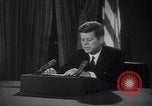 Image of Kennedy address on Cuban Missile Crisis Washington DC United States USA, 1962, second 45 stock footage video 65675026294