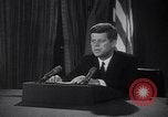 Image of Kennedy address on Cuban Missile Crisis Washington DC United States USA, 1962, second 49 stock footage video 65675026294