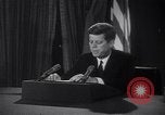 Image of Kennedy address on Cuban Missile Crisis Washington DC United States USA, 1962, second 53 stock footage video 65675026294