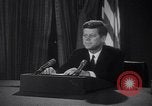 Image of Kennedy address on Cuban Missile Crisis Washington DC United States USA, 1962, second 54 stock footage video 65675026294