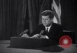 Image of Kennedy address on Cuban Missile Crisis Washington DC United States USA, 1962, second 55 stock footage video 65675026294