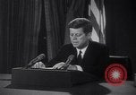 Image of Kennedy address on Cuban Missile Crisis Washington DC United States USA, 1962, second 58 stock footage video 65675026294