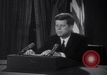 Image of Kennedy address on Cuban Missile Crisis Washington DC United States USA, 1962, second 59 stock footage video 65675026294
