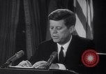 Image of Kennedy address Washington DC USA, 1962, second 3 stock footage video 65675026295
