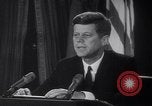 Image of Kennedy address Washington DC USA, 1962, second 8 stock footage video 65675026295
