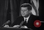 Image of Kennedy address Washington DC USA, 1962, second 9 stock footage video 65675026295