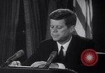 Image of Kennedy address Washington DC USA, 1962, second 12 stock footage video 65675026295