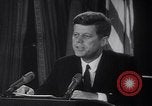 Image of Kennedy address Washington DC USA, 1962, second 39 stock footage video 65675026295
