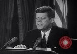 Image of Kennedy address Washington DC USA, 1962, second 45 stock footage video 65675026295