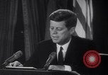 Image of Kennedy address Washington DC USA, 1962, second 52 stock footage video 65675026295