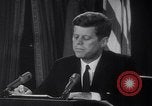 Image of Kennedy address Washington DC USA, 1962, second 55 stock footage video 65675026295