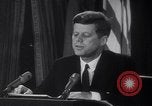 Image of Kennedy address Washington DC USA, 1962, second 56 stock footage video 65675026295
