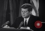 Image of Kennedy address Washington DC USA, 1962, second 57 stock footage video 65675026295