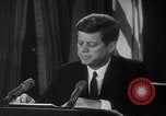 Image of Kennedy address Washington DC USA, 1962, second 60 stock footage video 65675026295