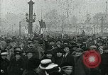 Image of Armistice celebration in Paris end of World War I Paris France, 1918, second 42 stock footage video 65675026312
