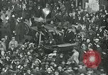 Image of armistice celebration with effigy Paris France, 1918, second 5 stock footage video 65675026313