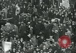 Image of armistice celebration with effigy Paris France, 1918, second 12 stock footage video 65675026313
