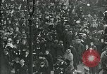 Image of armistice celebration with effigy Paris France, 1918, second 21 stock footage video 65675026313