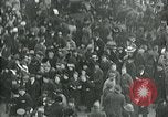 Image of armistice celebration with effigy Paris France, 1918, second 25 stock footage video 65675026313