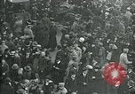 Image of armistice celebration with effigy Paris France, 1918, second 28 stock footage video 65675026313