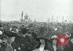 Image of armistice celebration with effigy Paris France, 1918, second 31 stock footage video 65675026313