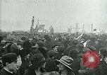 Image of armistice celebration with effigy Paris France, 1918, second 32 stock footage video 65675026313