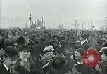 Image of armistice celebration with effigy Paris France, 1918, second 35 stock footage video 65675026313