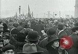 Image of armistice celebration with effigy Paris France, 1918, second 38 stock footage video 65675026313