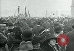 Image of armistice celebration with effigy Paris France, 1918, second 39 stock footage video 65675026313