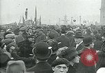 Image of armistice celebration with effigy Paris France, 1918, second 40 stock footage video 65675026313