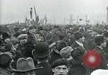 Image of armistice celebration with effigy Paris France, 1918, second 41 stock footage video 65675026313