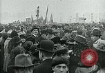 Image of armistice celebration with effigy Paris France, 1918, second 46 stock footage video 65675026313