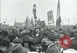 Image of armistice celebration with effigy Paris France, 1918, second 60 stock footage video 65675026313