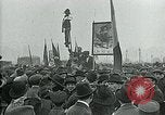 Image of armistice celebration with effigy Paris France, 1918, second 62 stock footage video 65675026313