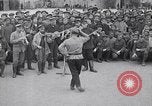 Image of American and European troops celebrate end of World War I Europe, 1919, second 41 stock footage video 65675026329