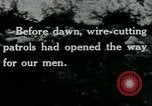 Image of Wire Cutting Patrol France, 1918, second 1 stock footage video 65675026354