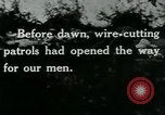 Image of Wire Cutting Patrol France, 1918, second 3 stock footage video 65675026354