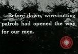 Image of Wire Cutting Patrol France, 1918, second 4 stock footage video 65675026354