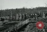 Standbild Ersten Weltkrieg American Expeditionary Force Friedhof Bois de Etraye Frankreich, 1918, aus Sekunde 7 historischem Filmmaterial Videoclip 65675026366