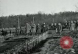 Standbild Ersten Weltkrieg American Expeditionary Force Friedhof Bois de Etraye Frankreich, 1918, aus Sekunde 13 historischem Filmmaterial Videoclip 65675026366