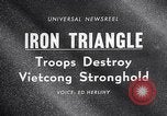 Image of Operation Cedar Falls Vietnam, 1967, second 19 stock footage video 65675026412