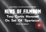 Image Tony Curtis Los Angeles California USA, 1959, de la seconde 1 séquences d'archives historiques vidéo 65675026456