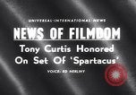Image Tony Curtis Los Angeles California USA, 1959, de la seconde 3 séquences d'archives historiques vidéo 65675026456