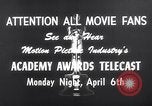 Image of Academy awards Los Angeles California USA, 1959, second 4 stock footage video 65675026462