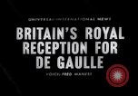 Image of Charles De Gaulle United Kingdom, 1960, second 1 stock footage video 65675026463