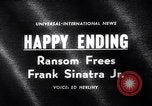 Standbild Frank Sinatra jr Entführung California United States USA, 1963, aus Sekunde 3 historischem Filmmaterial Videoclip 65675026471